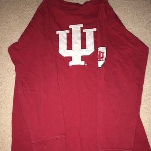Long sleeved Indiana University shirt